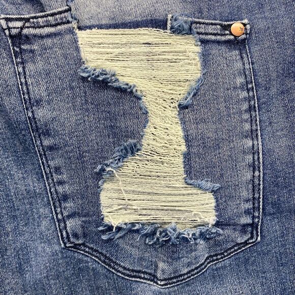 Judy Blue Jeans Women Plus Size 24W Blue Relaxed Fit,Stretch - Picture 3 of 15